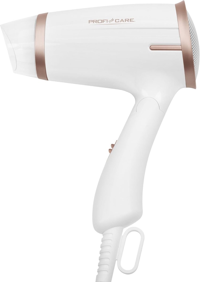 Professionele föhn met diffuser - Compacte haardroger met 3 temperaturen en Cool Shoot functie