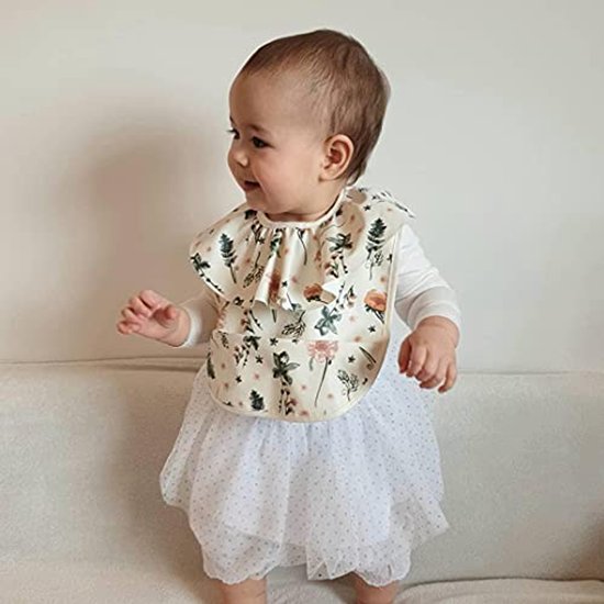 Elodie slab - Slabbetjes- Slabbertjes baby- Slab - Meadow blossem van Elodie — afbeelding 5