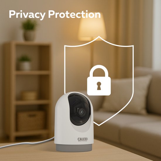 Calex Indoor Pan & Tilt Camera - Wifi Beveiligingscamera voor Binnen - 2K van Calex — afbeelding 4