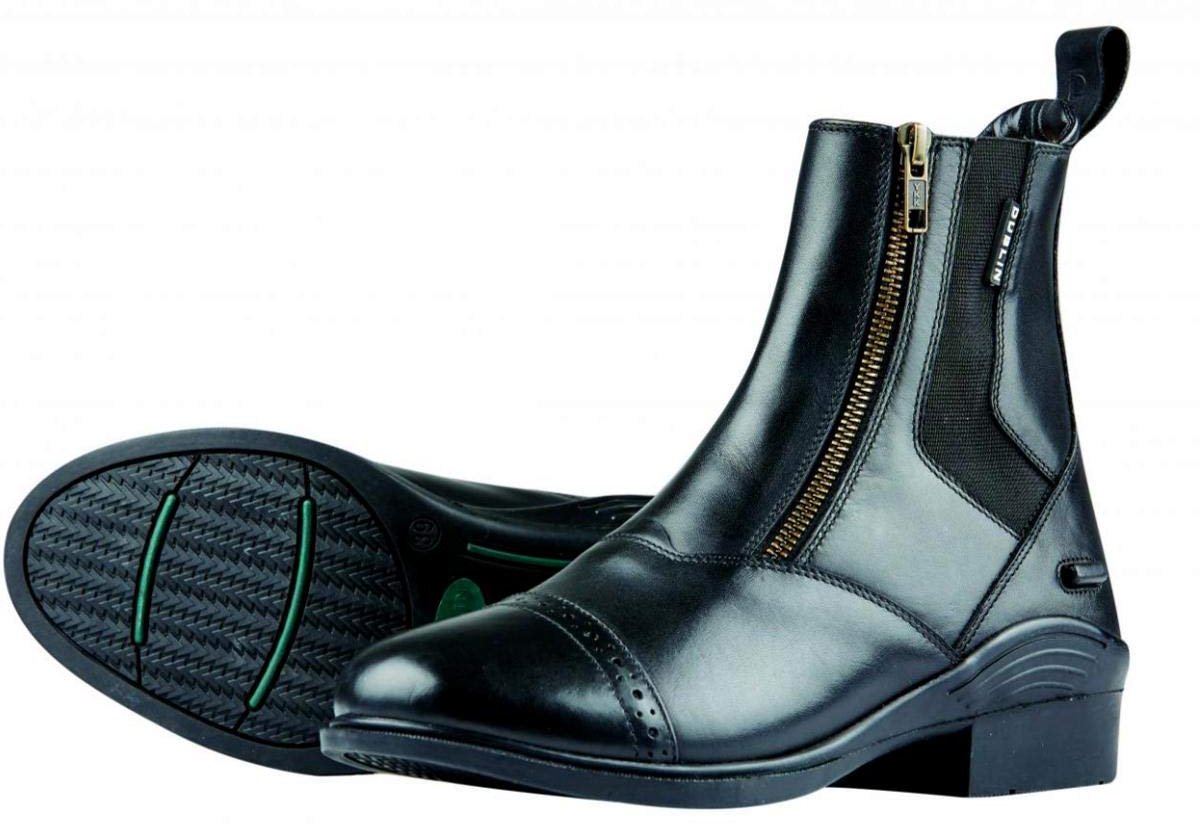 Dames rijlaarzen Dublin Evolution Zip Front Paddock Zwart