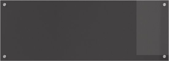 vidaXL - Cuisine - Dosseret - Gris foncé - 110 x 40 x 0,6 cm - Verre Glas