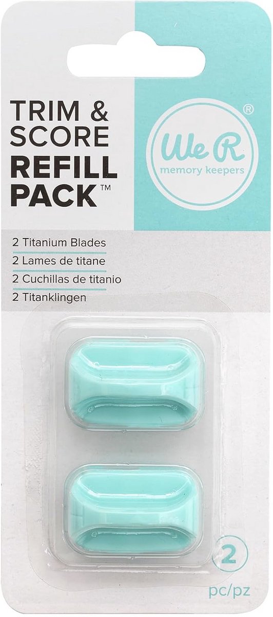 Trimmer & Mat-Trim en Score Vervangende Messen (2 Stuk) voor Precisie Snijden en Scoren