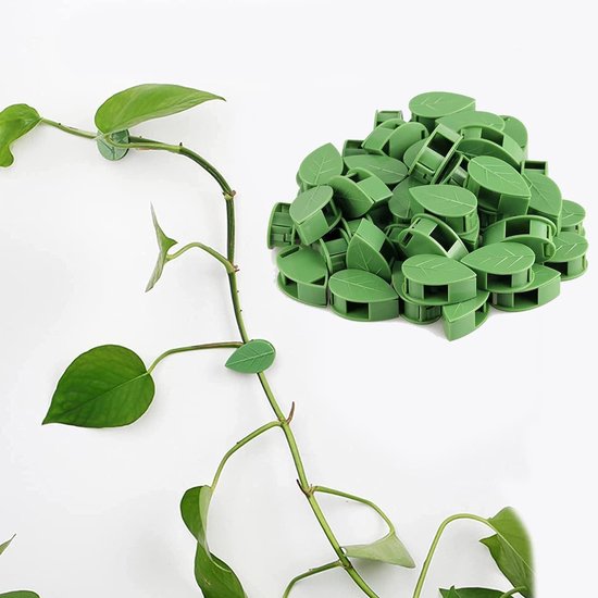 Zelfklevende plantenclips voor aan de muur 40 stuks
