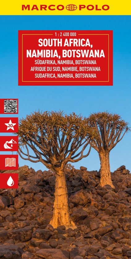 Marco Polo Wegenkaart - Marco Polo Wegenkaart Zuid-Afrika-Namibië