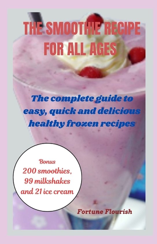 The Smoothie Recipe Book for All Ages - cover