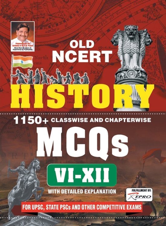 Code-3454 Old NCERT History Class 6 to 12 - cover