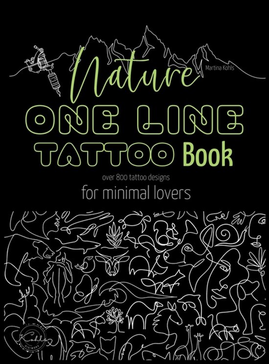 Tattoo Vibes Collection- Nature One Line Tattoo Book - cover