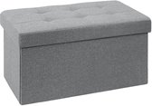 Unyqoos® Opvouwbare Zitbank met Grote Opbergruimte en Comfortabele Zitting voor Thuisgebruik