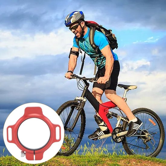 Crank Preloader 29mm Spindle Aluminum Bicycle Chainring Adjuster with Wire Ring and Adjuster Cycling Bracket Preload Adjuster for SRAM DUB (Red)