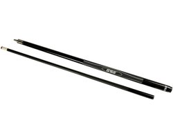 Pegasi Premiun Carbon Poolkeu 147cm 2-delig Black - 13mm 6-laags Tip-on-Leer - Bitter Tip - Esdoorn hout - Keu voor Poolen