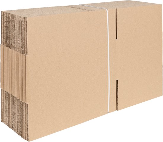 KK06, vouwdozen, 50 stuks, 150 x 150 mm, bruin, 15 x 15 x 15 cm