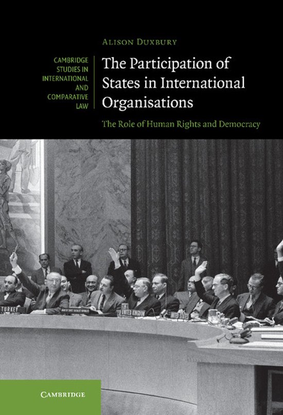 Participation Of States In International Organisations - cover