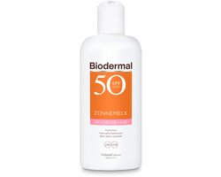 Product afbeelding van Biodermal gevoelige huid zonnemelk SPF 50