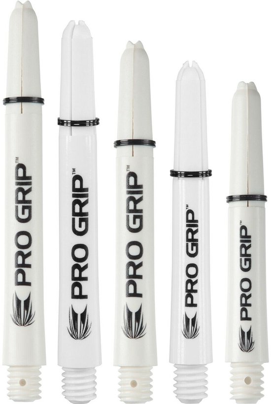 Target Pro Grip 3 Set White - Dart Shafts - Short Plus — afbeelding 2