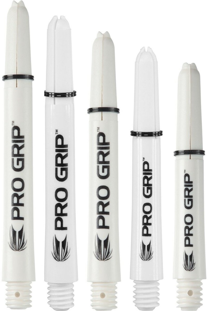 Target Pro Grip 3 Set White - Dart Shafts - Short Plus