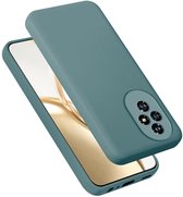 Étui Cadorabo compatible avec Honor 200 en VERT LIQUIDE - Étui de protection en silicone TPU souple