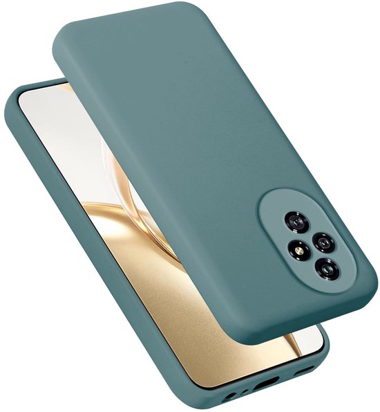 Cadorabo Hoesje geschikt voor Honor 200 in LIQUID GROEN - Beschermhoes gemaakt van flexibel TPU silicone Case Cover