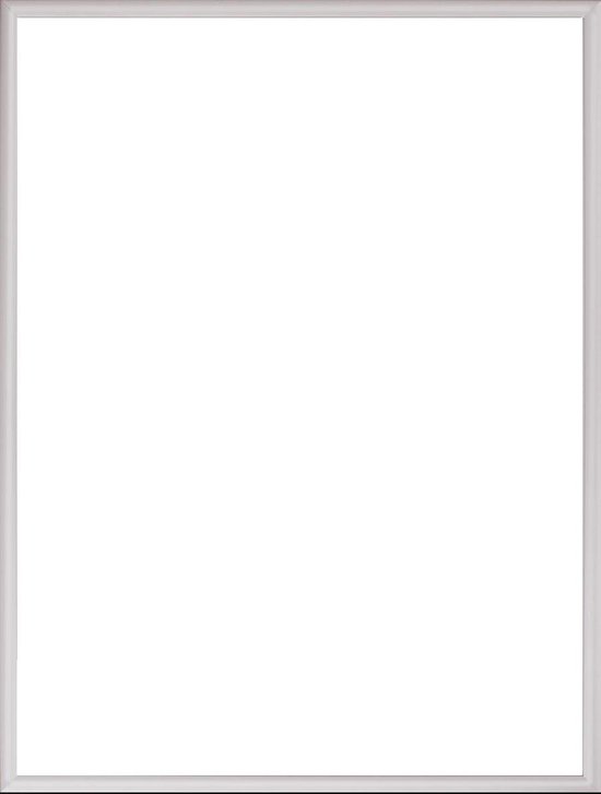Homedecoration Almelo - Cadre photo - Format photo - 74 x 83 cm - Argent mat