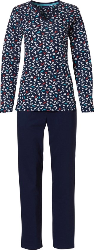 Pastunette - Blue Birds - Pyjamaset - Donker blauw