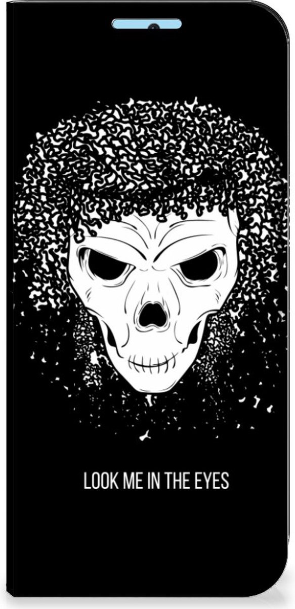Standcase Hoesje voor Mobiel BookCase Xiaomi Redmi Note 11/11S Skull Hair