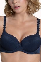 Soutien-gorge coque souple bleu saphir Lisca Gracia F - H