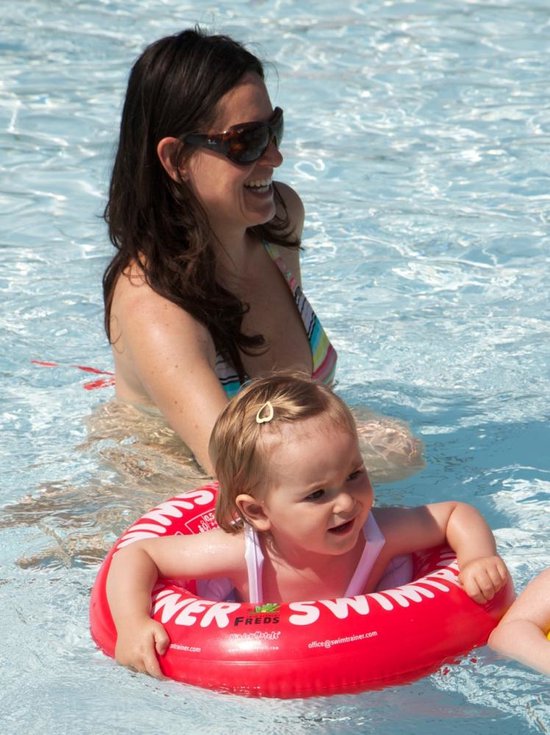 DE VEILIGE BABY ZWEMBAND: ZWEMTRAINER | SWIMTRAINER "Classic" ® rood (3 maanden tot 4 jaar) (Keurmerken: CE-TüV-EN13138-1:2014)