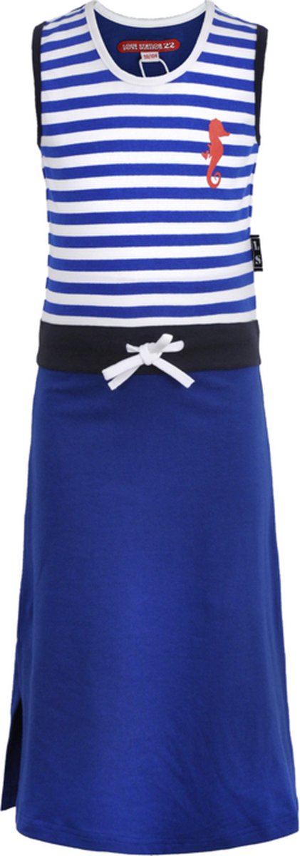Lovestation22-Girls Maxi Dress Goldy-Blue