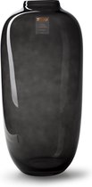 WLplants - Vase - Vase noir "Margret" - Handgemaakt - Vase fumé - Vase en Verres - H40 x Ø19cm