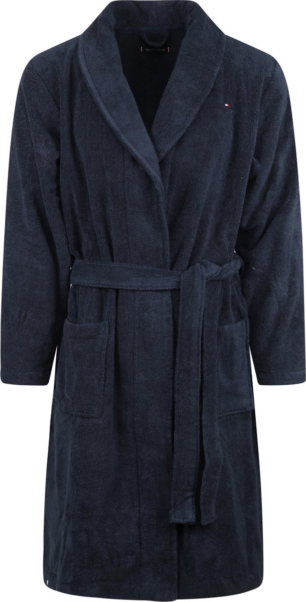 Tommy Hilfiger - Badjas Donkerblauw - Heren - Regular - fit — afbeelding 11