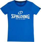 Spalding Essential Logo T-Shirt Dames - Royal | Maat: XL