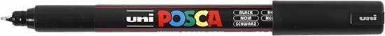 Verfstift Posca PC1MR EF wit