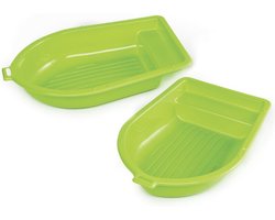 Boat (set of 2) green