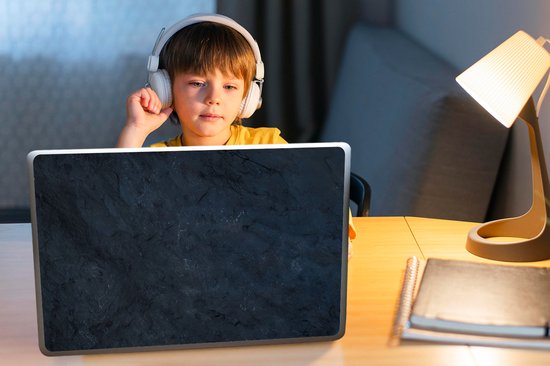 Autocollant pour ordinateur portable - 15,6 pouces - Béton - Ciment - Texture - 36x27,5 cm - Autocollants pour ordinateur portable - Peau pour ordinateur portable - Couverture