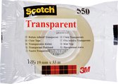 Scotch Transparante Tape, Individueel Flowpack + Toren, 19 mm x 33 m, 1 rol