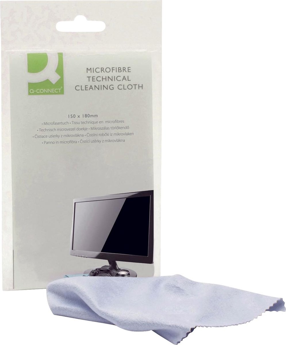 Goedkoopste Q-CONNECT microvezel schoonmaakdoek voor technische installaties