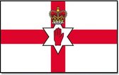 Vlag Noord Ierland 90 x 150 cm feestartikelen - Noord Ierland/Noord Ierse landen thema supporter/fan decoratie artikelen