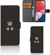 Telefoonhoesje Geschikt voor Samsung Galaxy A13 (4G) Wallet Book Case Verjaardagscadeau Gorilla