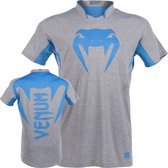 Venum Dry Tech Hurricane X FIT™ T-shirt Grijs Neo Blauw maat XL