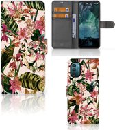 GSM Hoesje Nokia G11 | G21 Fotohoesje ontwerpen Flowers