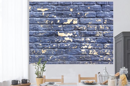 Stickers muraux - Briques - Peinture - Mur - 160x120 cm - Film Adhésif XXL