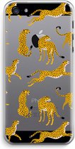 Case Company® - Hoesje geschikt voor iPhone 5 / 5S / SE (2016) hoesje - Luipaard - Soft Cover Telefoonhoesje - Bescherming aan alle Kanten en Schermrand