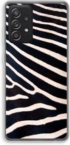 Hoesje geschikt voor Samsung Galaxy A52s 5G hoesje - Zebra - Soft Cover Telefoonhoesje - Bescherming aan alle Kanten en Schermrand