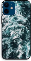 Case Company® - Hoesje geschikt voor iPhone 12 mini hoesje - Zee golf - Biologisch Afbreekbaar Telefoonhoesje - Bescherming alle Kanten en Schermrand