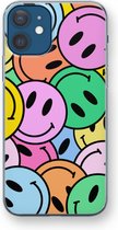 Case Company® - Hoesje geschikt voor iPhone 12 mini hoesje - Smiley N°1 - Soft Cover Telefoonhoesje - Bescherming aan alle Kanten en Schermrand
