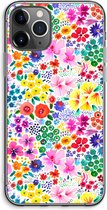 Case Company® - Hoesje geschikt voor iPhone 11 Pro Max hoesje - Little Flowers - Soft Cover Telefoonhoesje - Bescherming aan alle Kanten en Schermrand