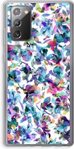Hoesje geschikt voor Samsung Galaxy Note 20 / Note 20 5G hoesje - Hibiscus Flowers - Soft Cover Telefoonhoesje - Bescherming aan alle Kanten en Schermrand