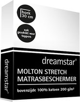 Dreamstar Hoeslaken Molton stretch (Topper) 120x200-140x220