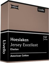 Livello Hoeslaken Jersey Excellent Brown 250 gr 180x200 t/m 200x220