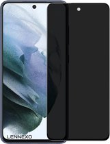 Full Cover Privacy Screenprotector Geschikt Voor Samsung S21+ - Volledige Beschermglas - PREMIUM Tempered Glass - 1 stuk
