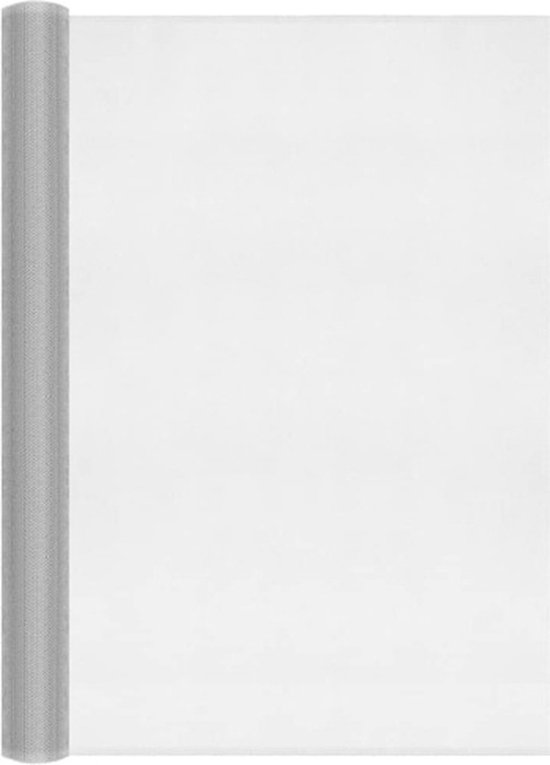 vidaXL Grillage métallique 80x1000 cm Aluminium Argenté